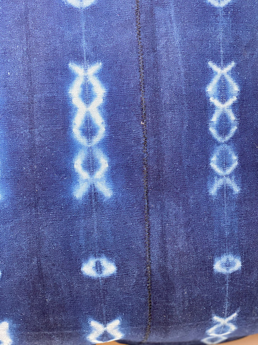 Indigo/Baule Cloth Cushions 60x60cm