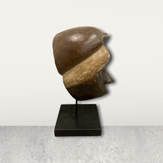 Small African mask on stand