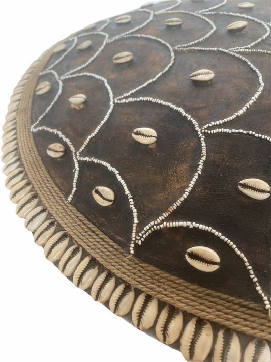 Cameroon Beaded Shield - L - 55cm