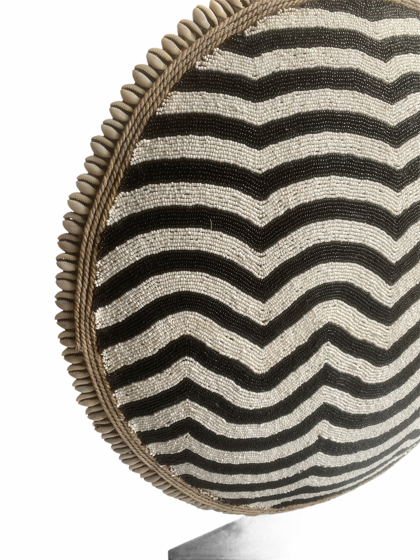 Cameroon Beaded Shield - L - 55cm