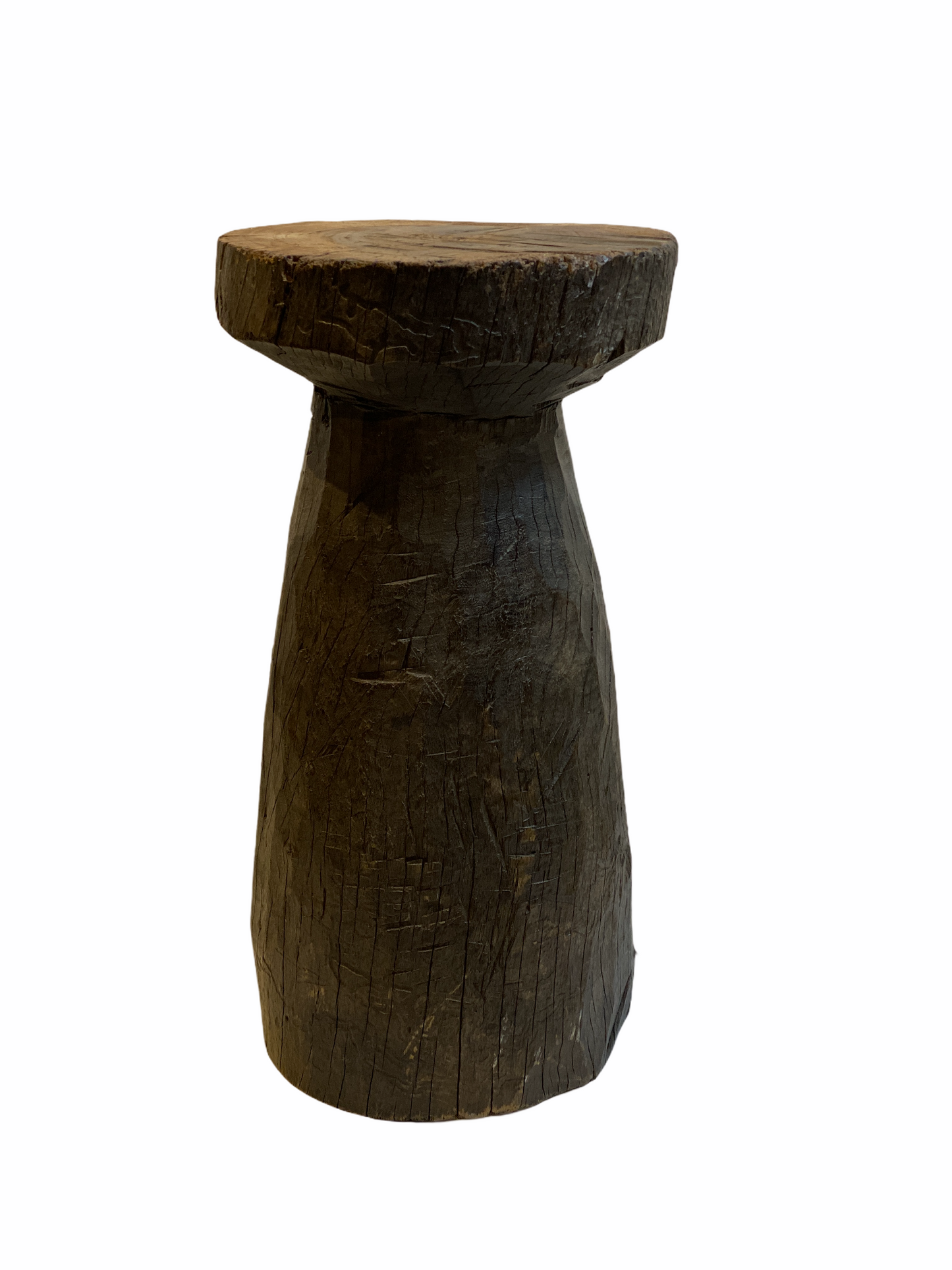 Lozi Grain Stomper Stool/Side Table (1) - Zambia