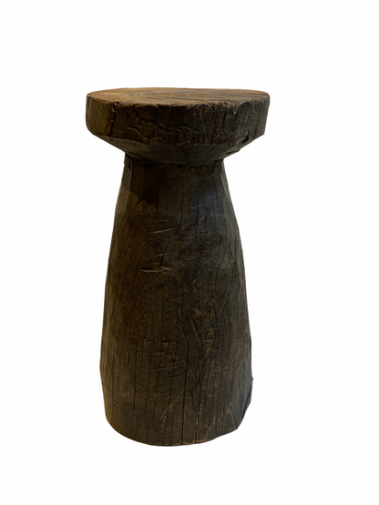 Lozi Grain Stomper Stool/Side Table (1) - Zambia