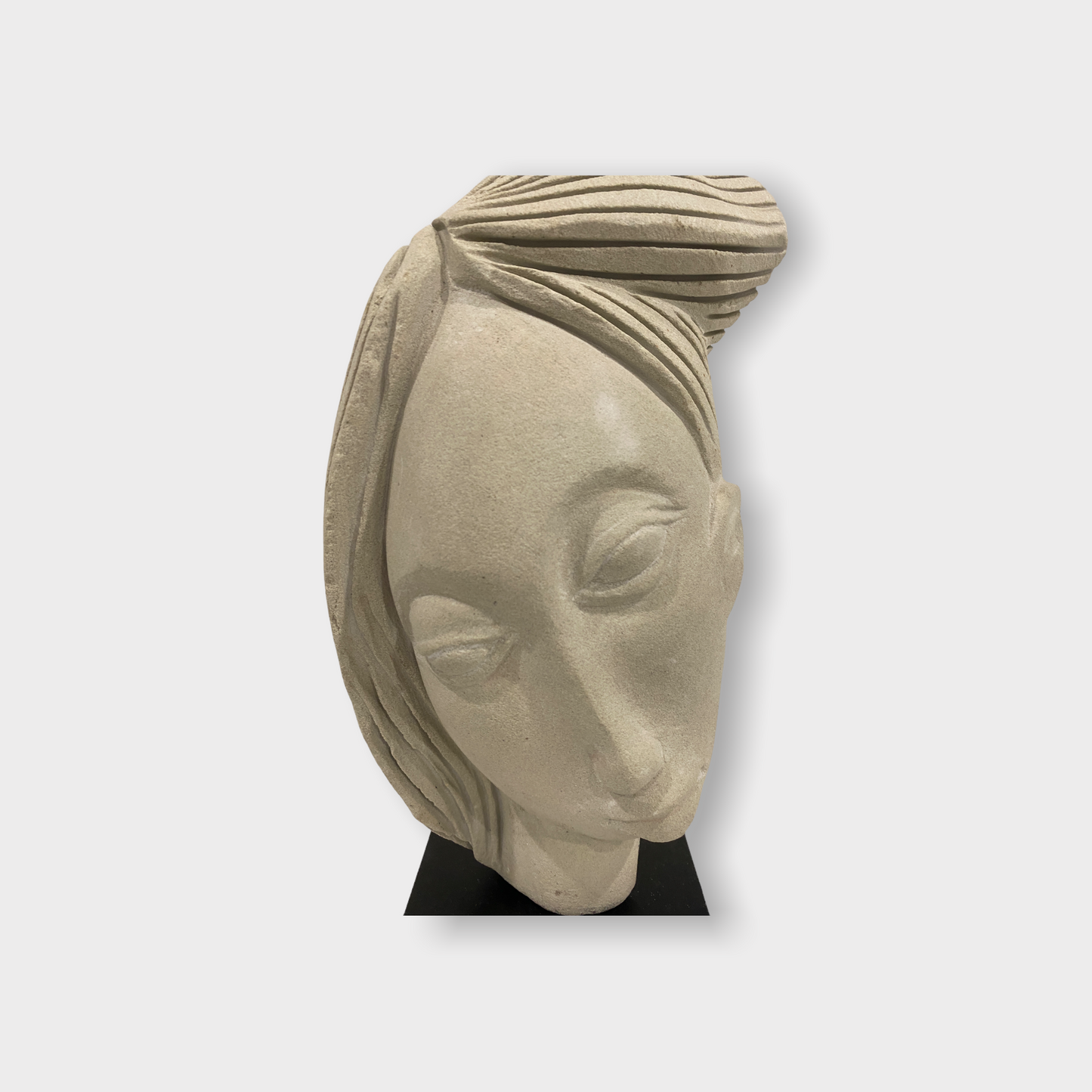 Stone head sculpture by Rizimu Chiwawa Zimbabwe (3109)