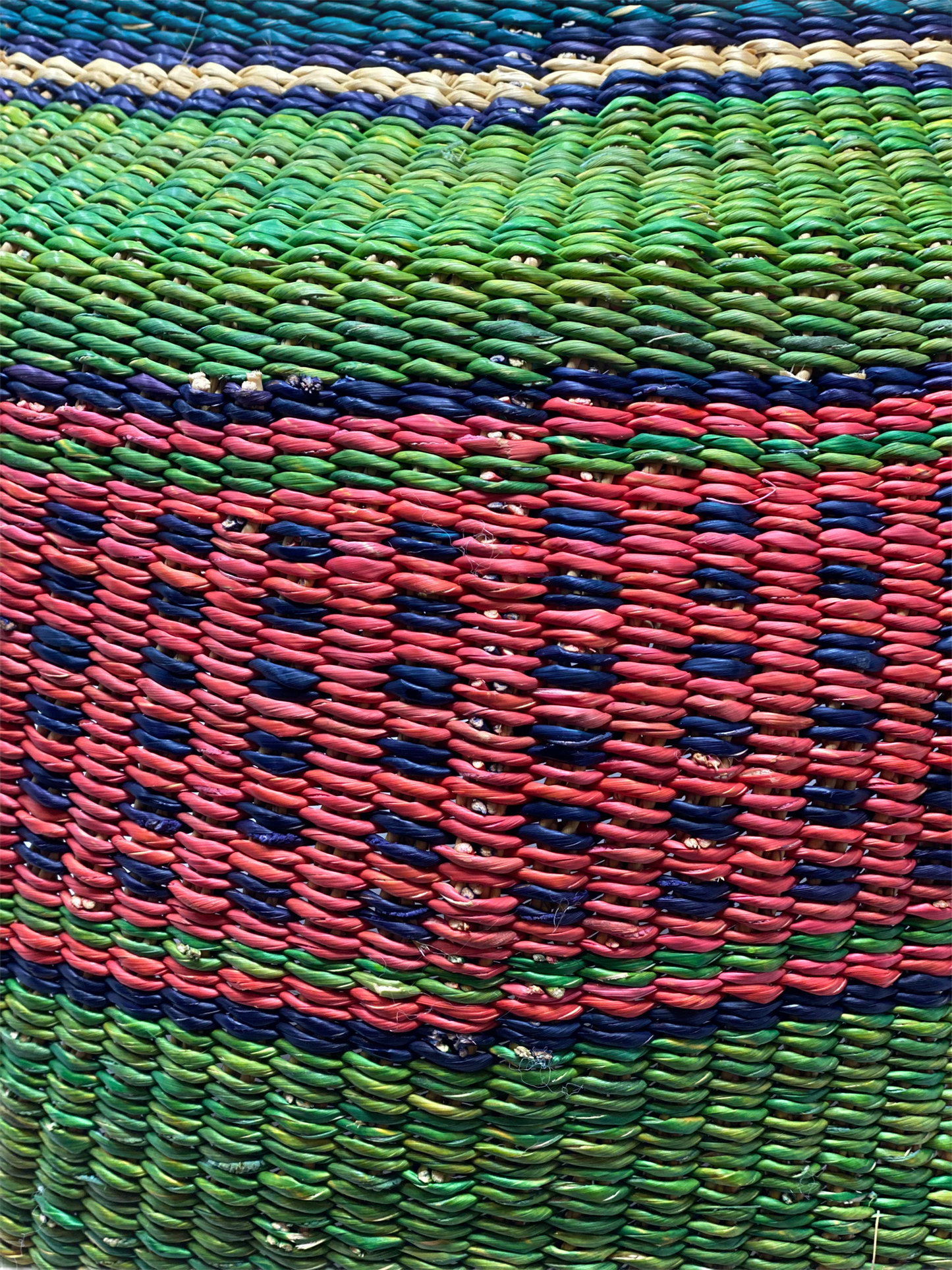 Hand Woven Basket Light