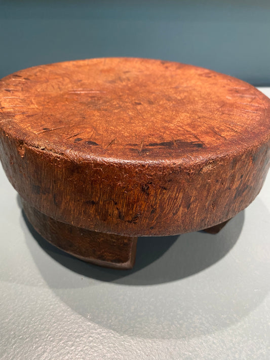 Yoruba hand carved stool - (05)
