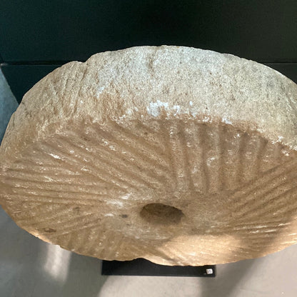 Antique Stone Grinding Wheel sculpture - China