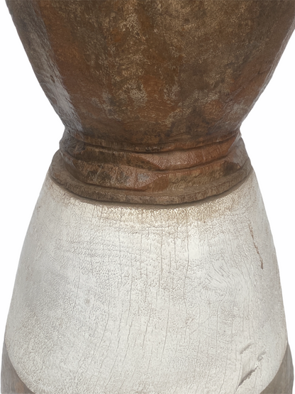 Lozi Grain Stomper Stool/Side Table - Zambia