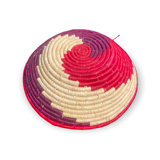 Senegal Wall Basket - Red 30x10cm