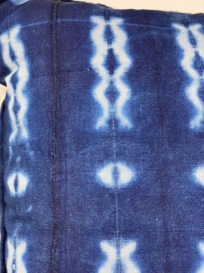 Indigo/Baule Cloth Cushions 60x60cm