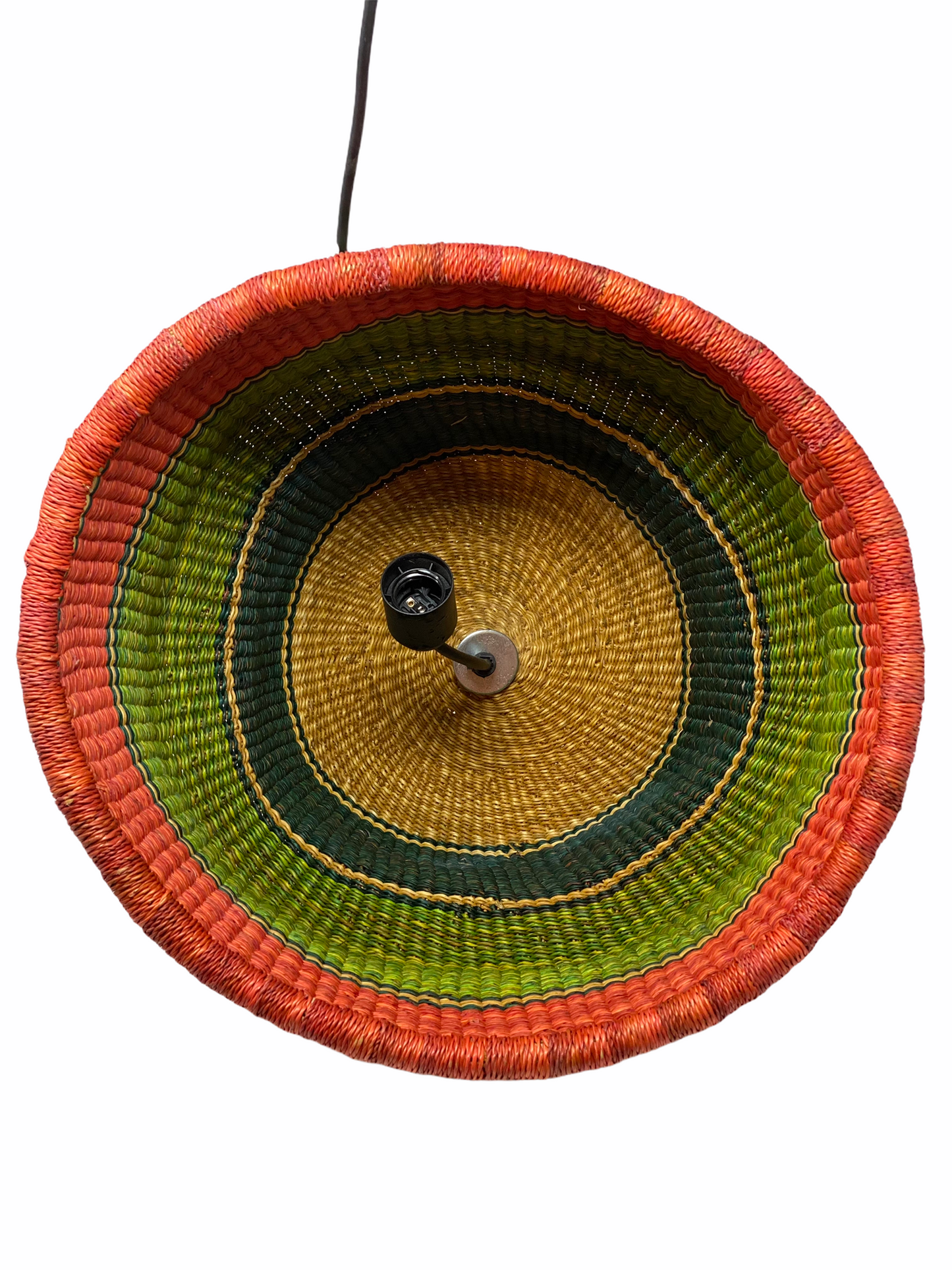 Hand Woven Basket Light