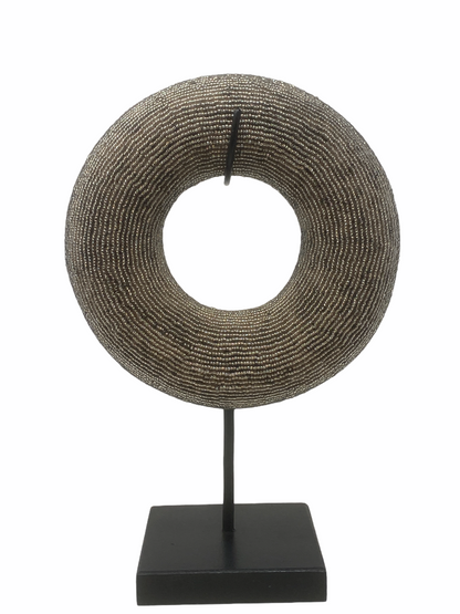 Cameroon beaded bracelet - Silver