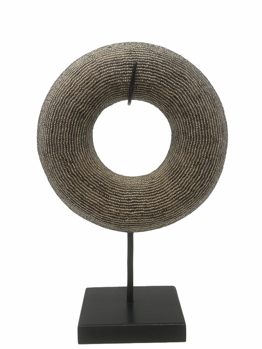 Cameroon beaded bracelet - Silver