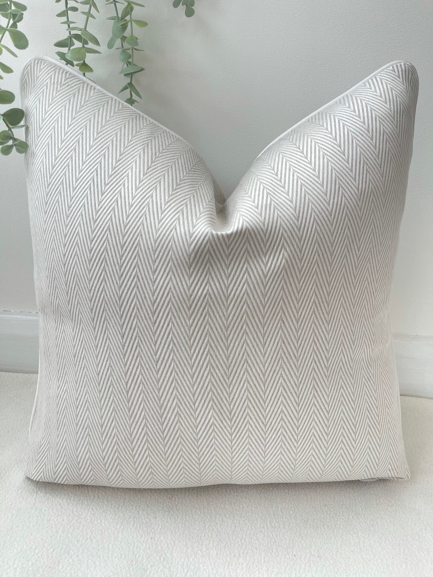 The Couture Cushion - The Outdoor Taupe Kady - Style No. 90