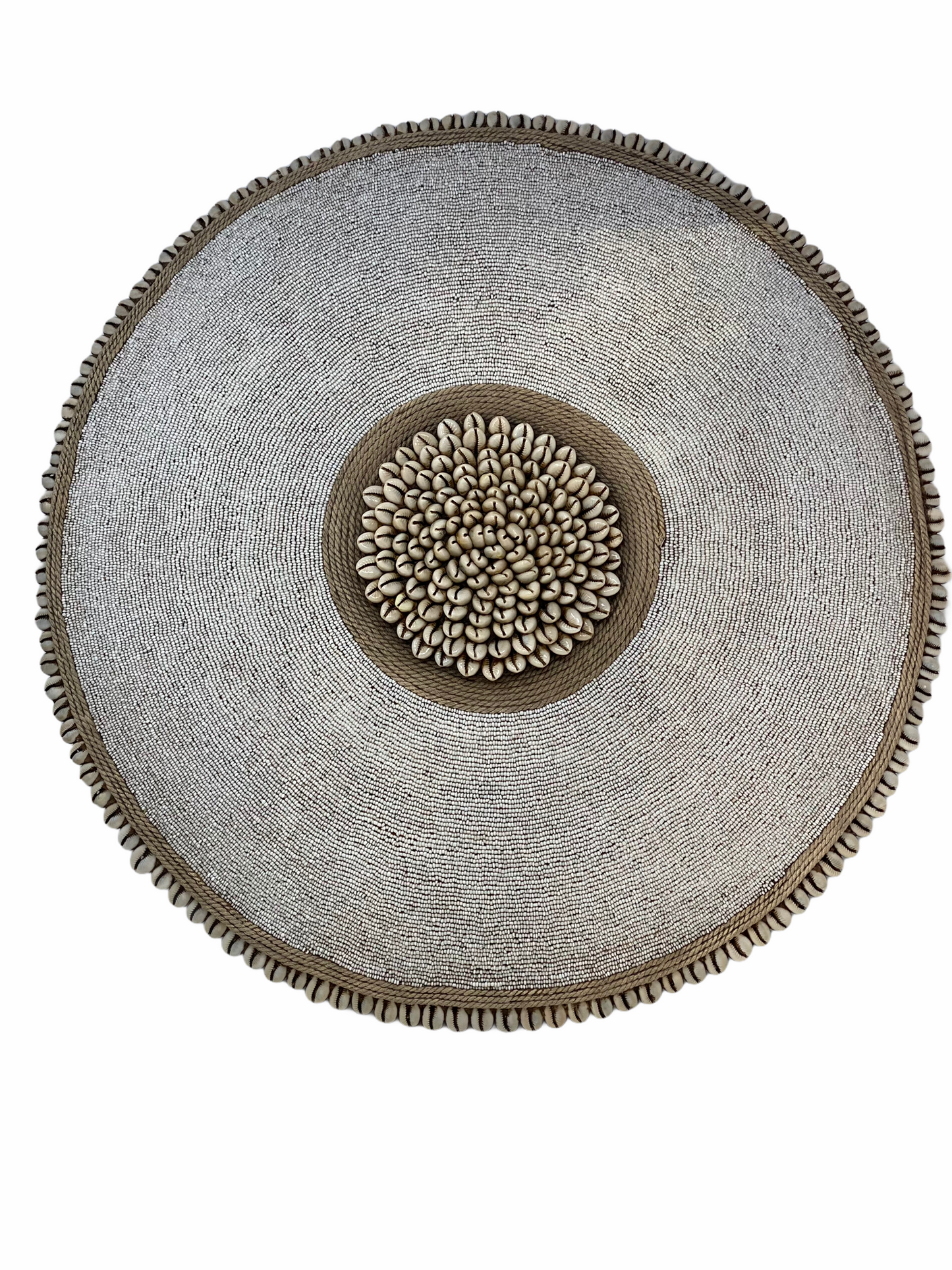 Cameroon Shield -  L - 55cm - White