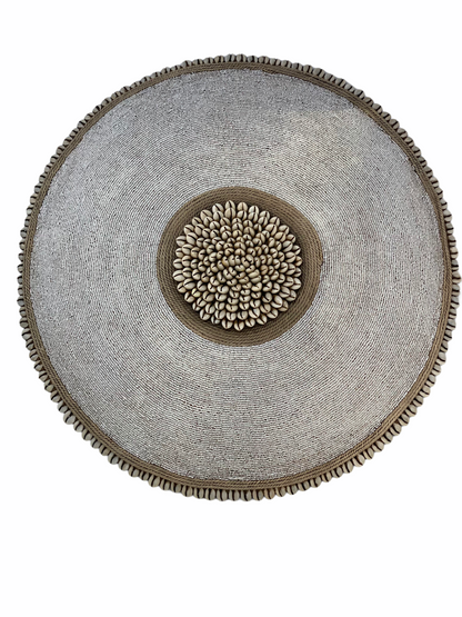 Cameroon Shield -  L - 55cm - White