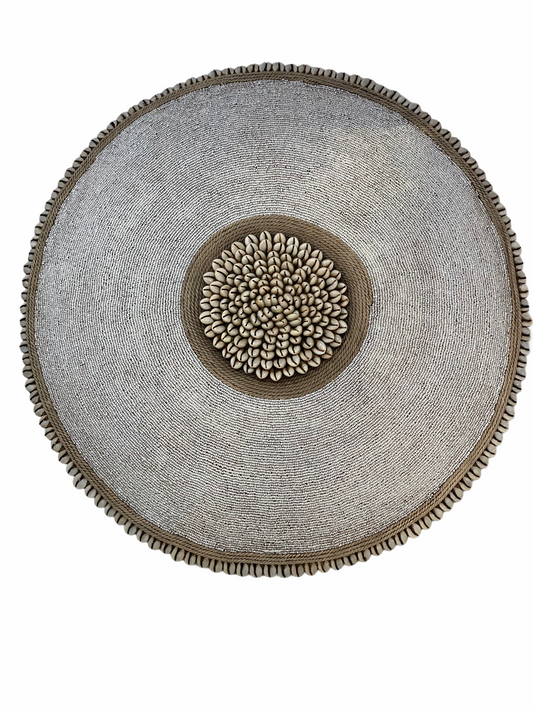 Cameroon Shield -  L - 55cm - White