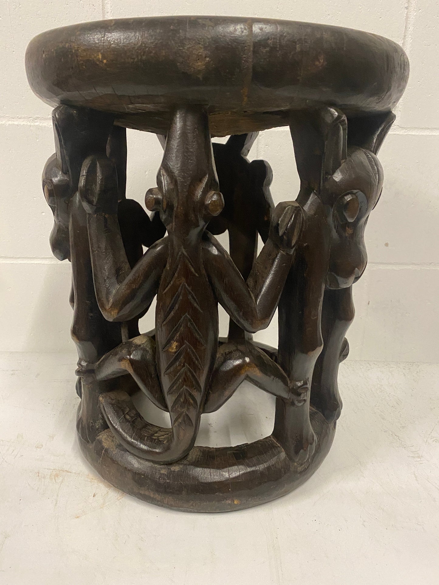 Baule stool - Hand carved - Ivory Coast (85.5)