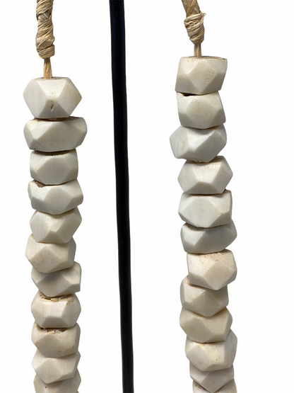 Kenya Beads - white