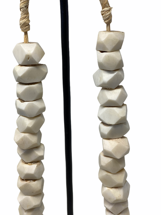 Kenya Beads - white