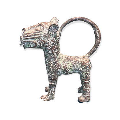 Benin Leopard sculpture - Bronze (56.08)