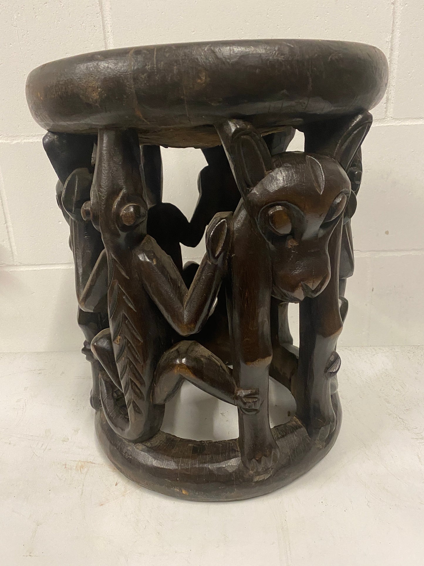 Baule stool - Hand carved - Ivory Coast (85.5)