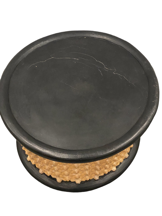 Bamileke Table - (126.2) Black & Natural