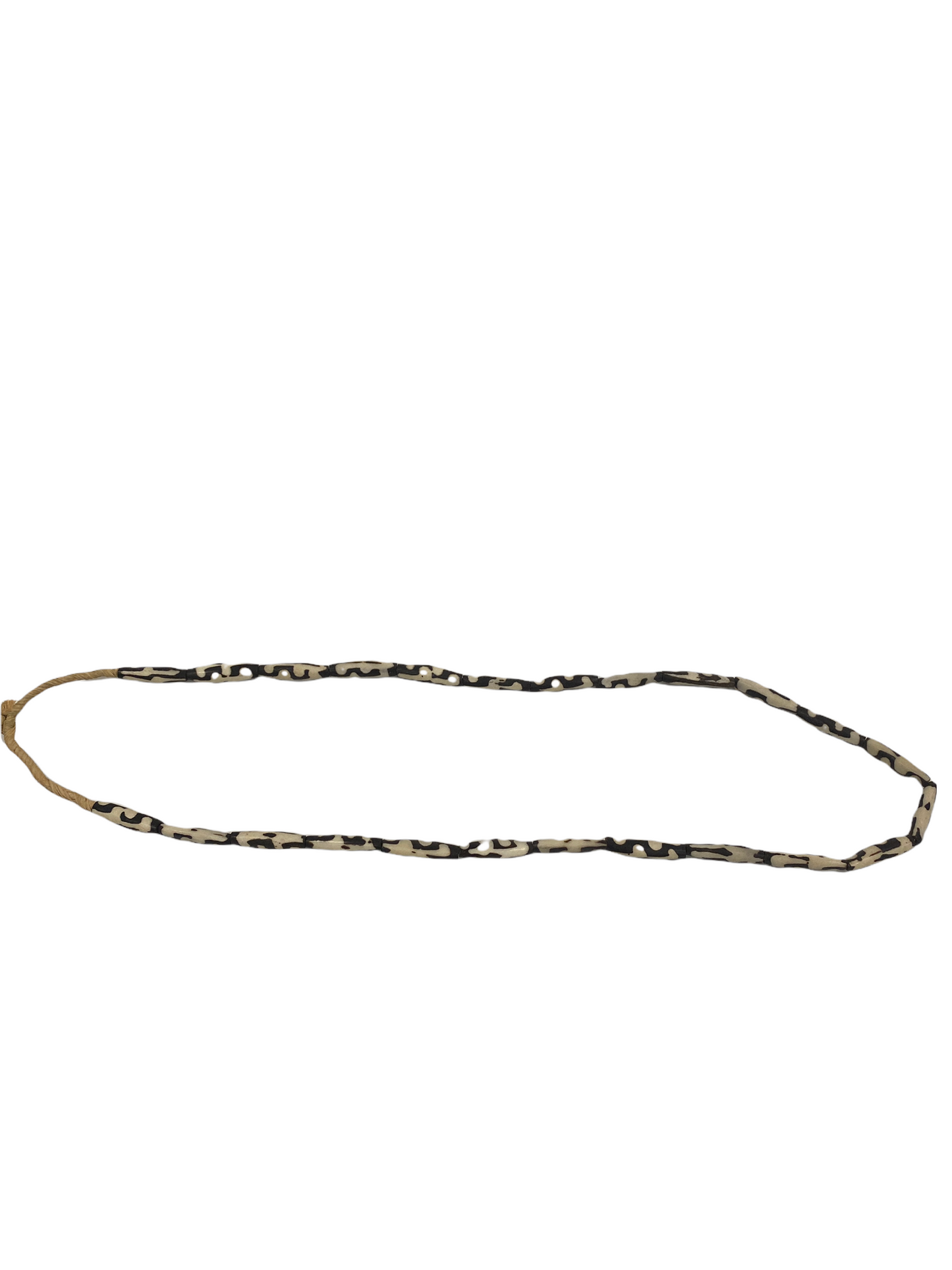 Kenya Beads Necklace - Long brown bead (48.2)