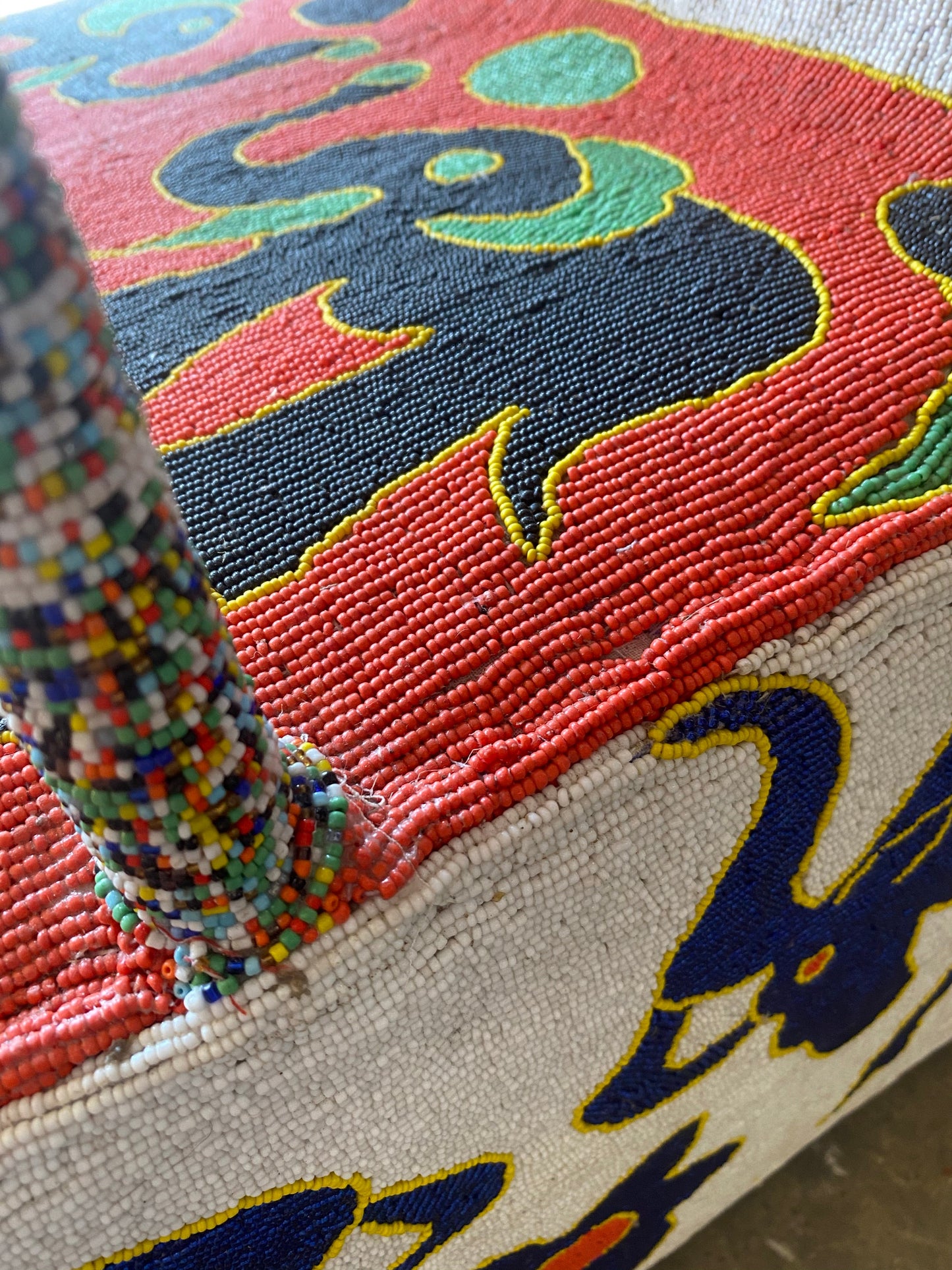 Yoruba Royal Beaded Chair