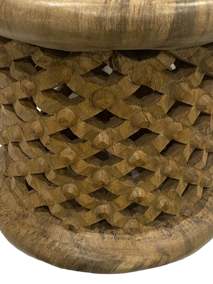 Bamileke Stool/table - Natural (124.1)