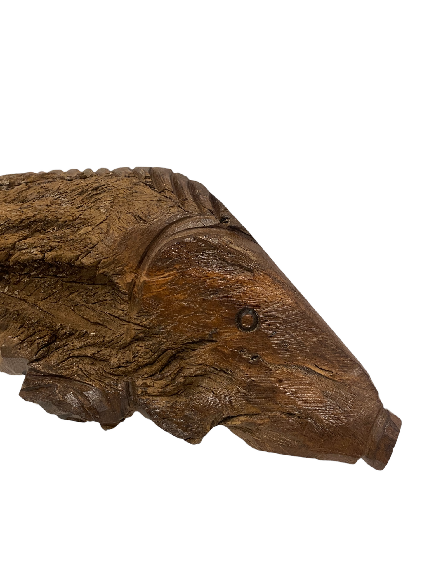 Driftwood Hand Carved Fish - M (1206)