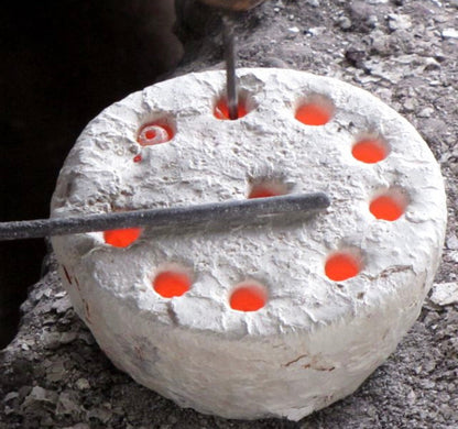 Ghana glass bead necklace - M Clear