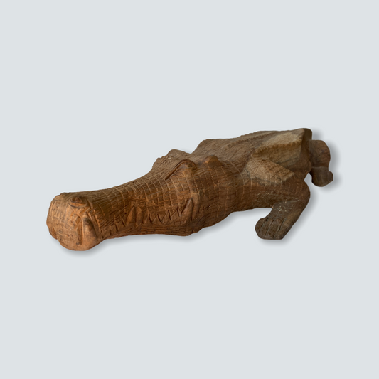 Zimbabwe Crocodile sculpture