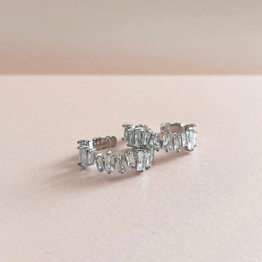 Mila Silver Tone Multi Jewelled Ring