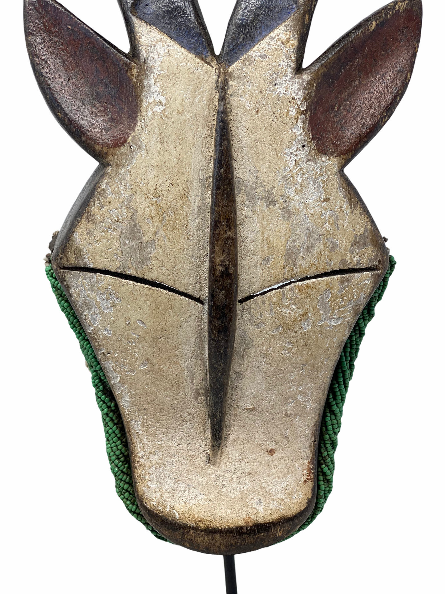 Kwele Antelope mask - Beaded