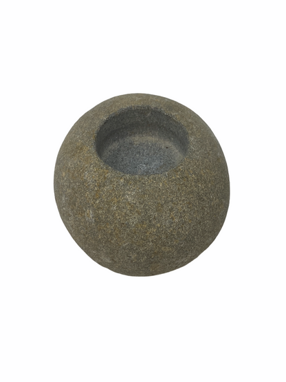 Zimbabwe Stone carved Tea Light holder - S