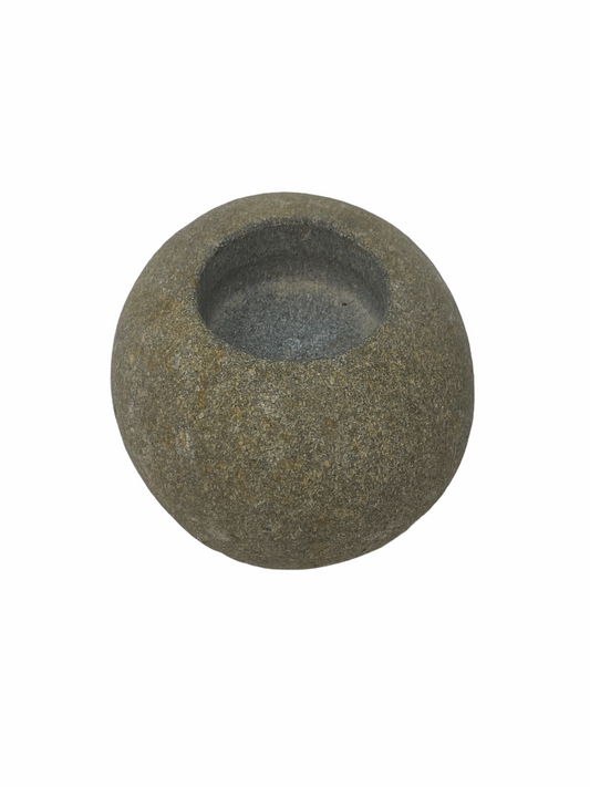 Zimbabwe Stone carved Tea Light holder - S