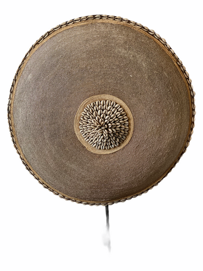 Cameroon Beaded Shield - L - 55cm - Gold