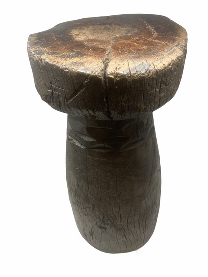 Lozi Grain Stomper (2) Stool/Side Table - Zambia