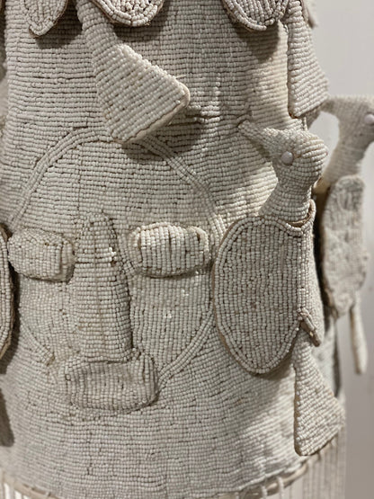 Yoruba Royal Crown - White