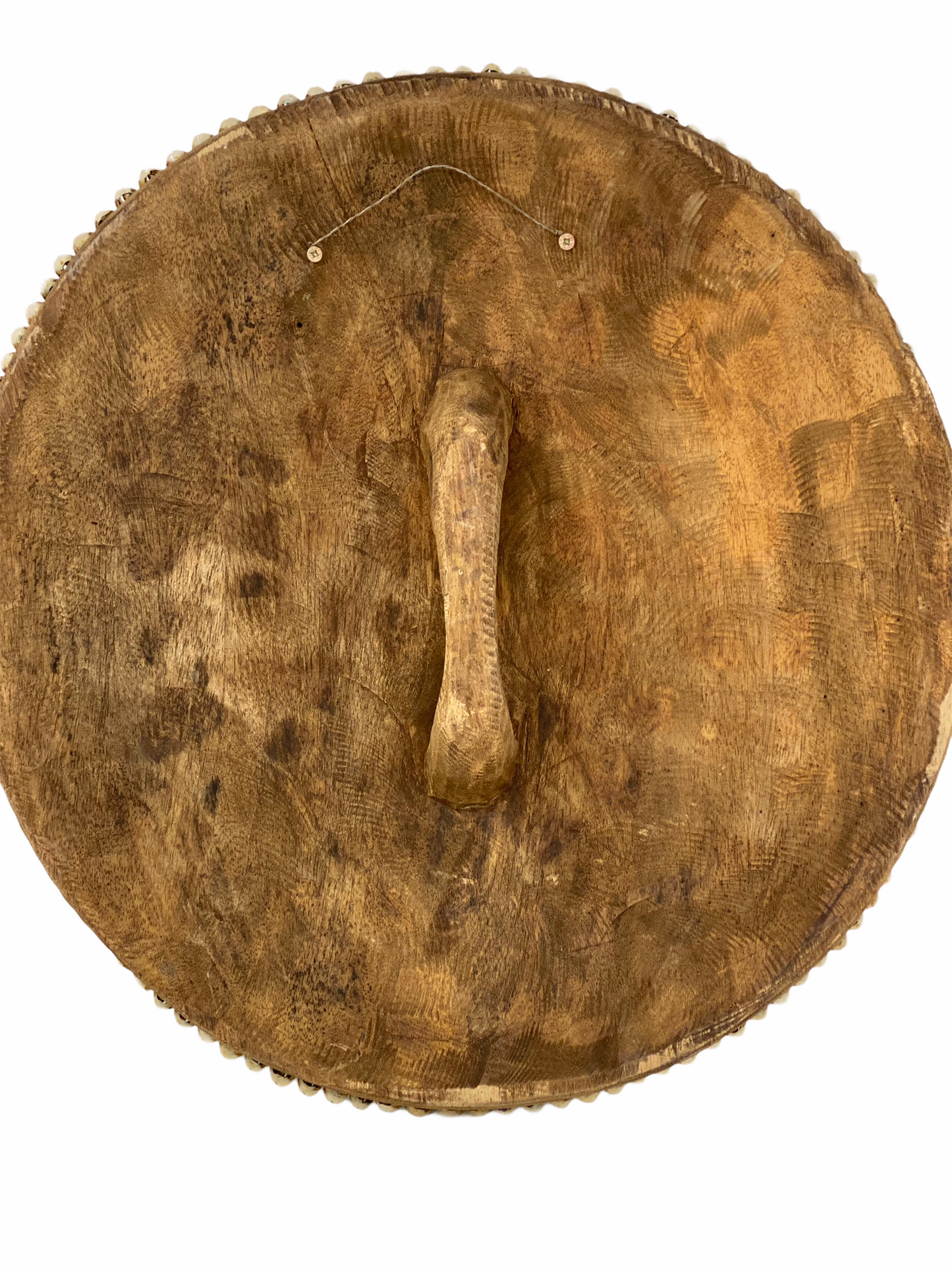 Cameroon Shield - L - 55cm - Black & White