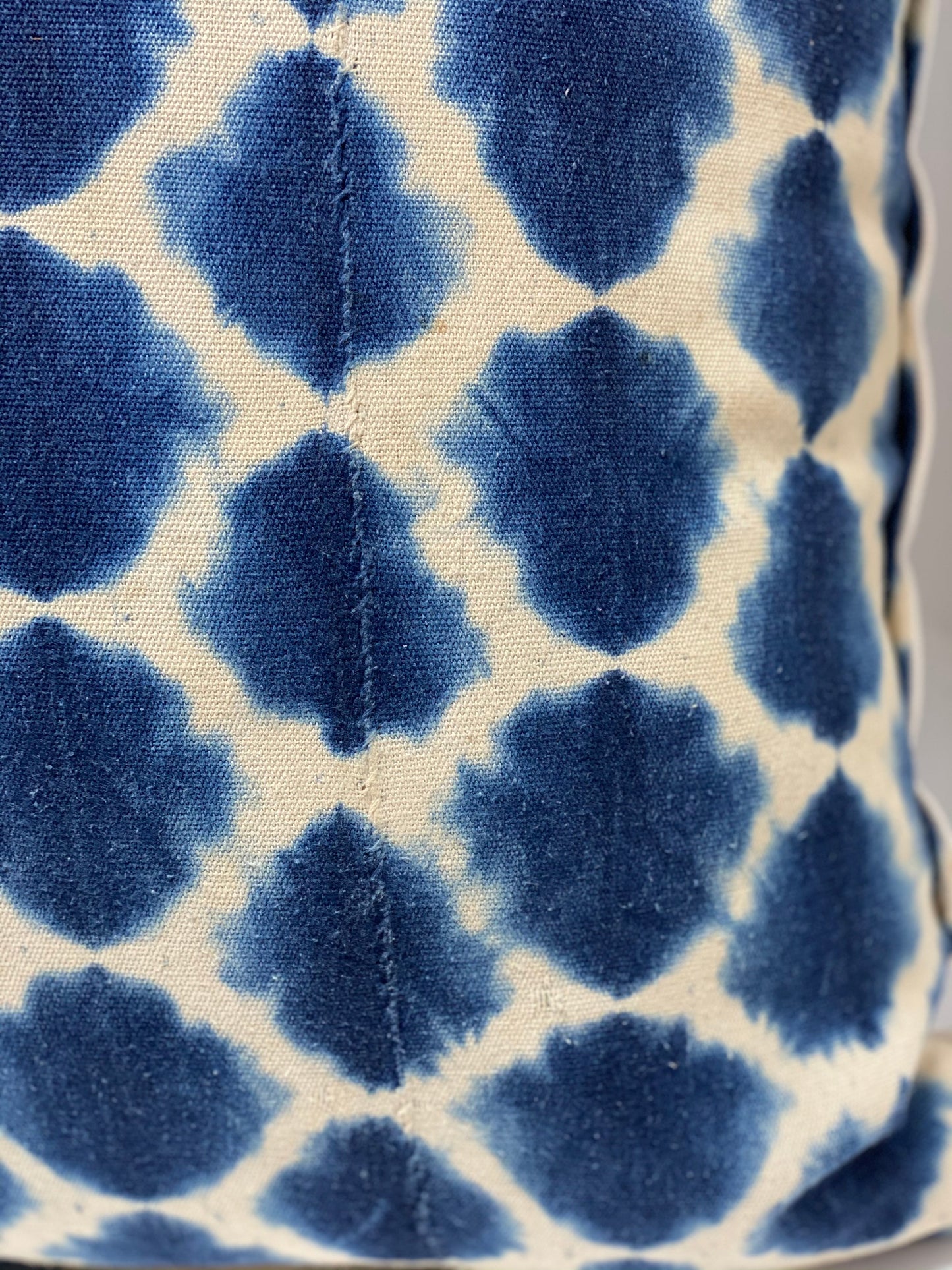 Indigo/Baule Cloth Cushions 60x60cm