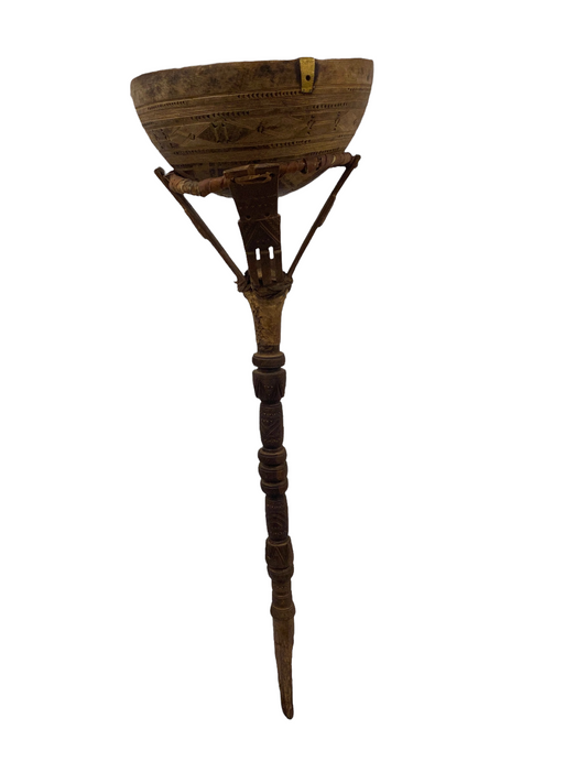 Vintage Tuareg Bowl Stand - (27.1)