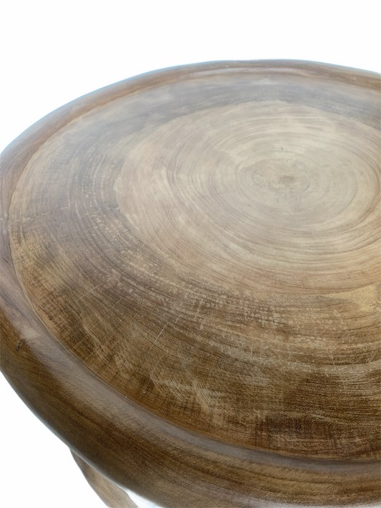 Bamileke Table - 78cm - Natural/white