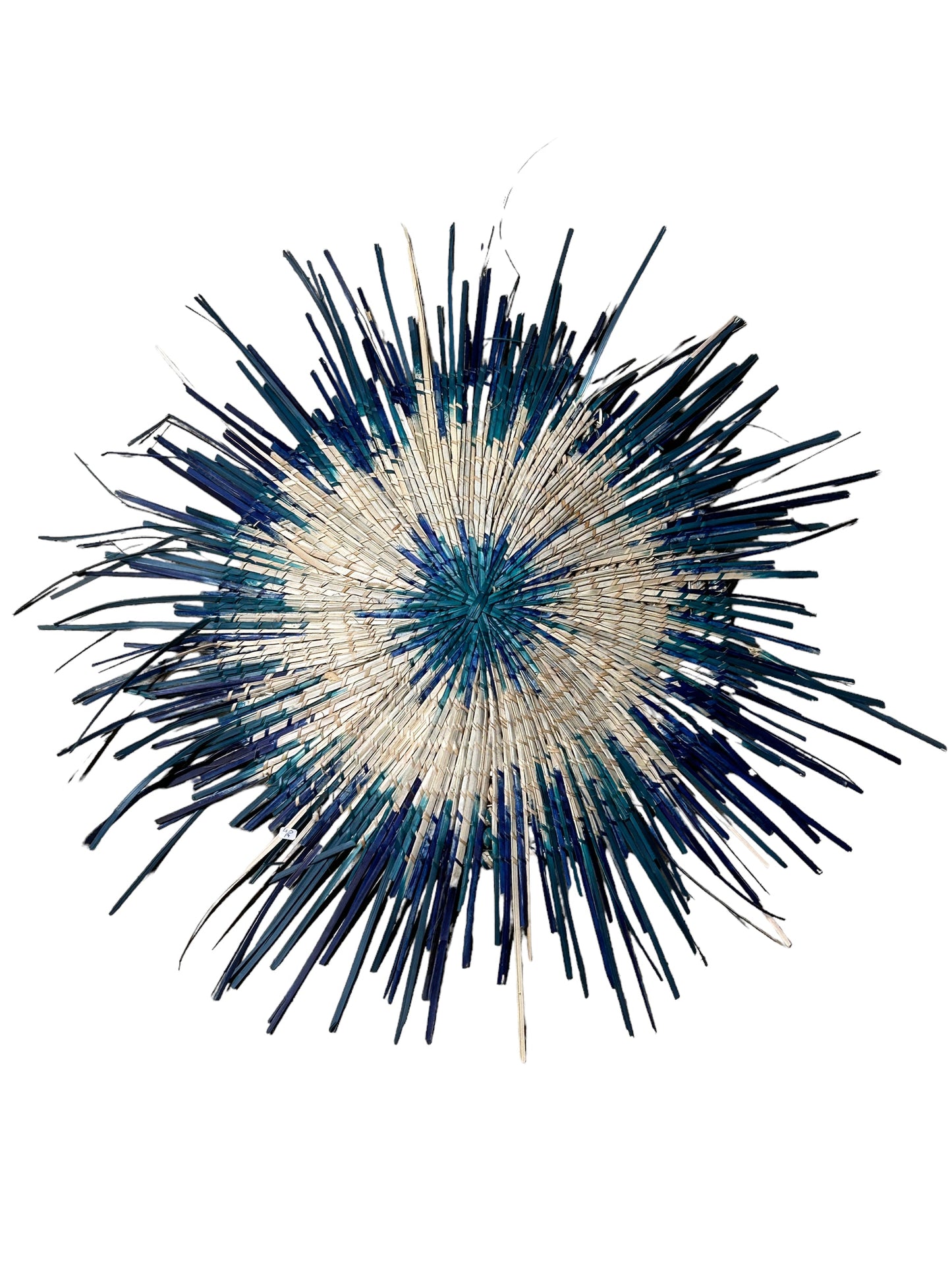 Malawi Sun Wall basket - blue 55cm