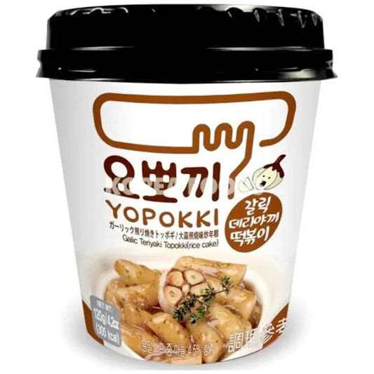 YOUNG POONG Yopokki Garlic Teriyaki Topokki(Rice Cake) 120g