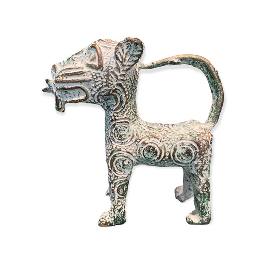 Benin Leopard sculpture - Bronze (56.06)