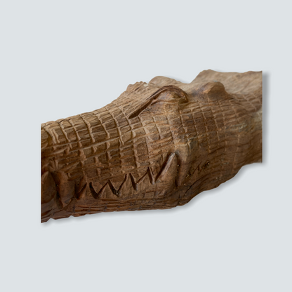 Zimbabwe Crocodile sculpture