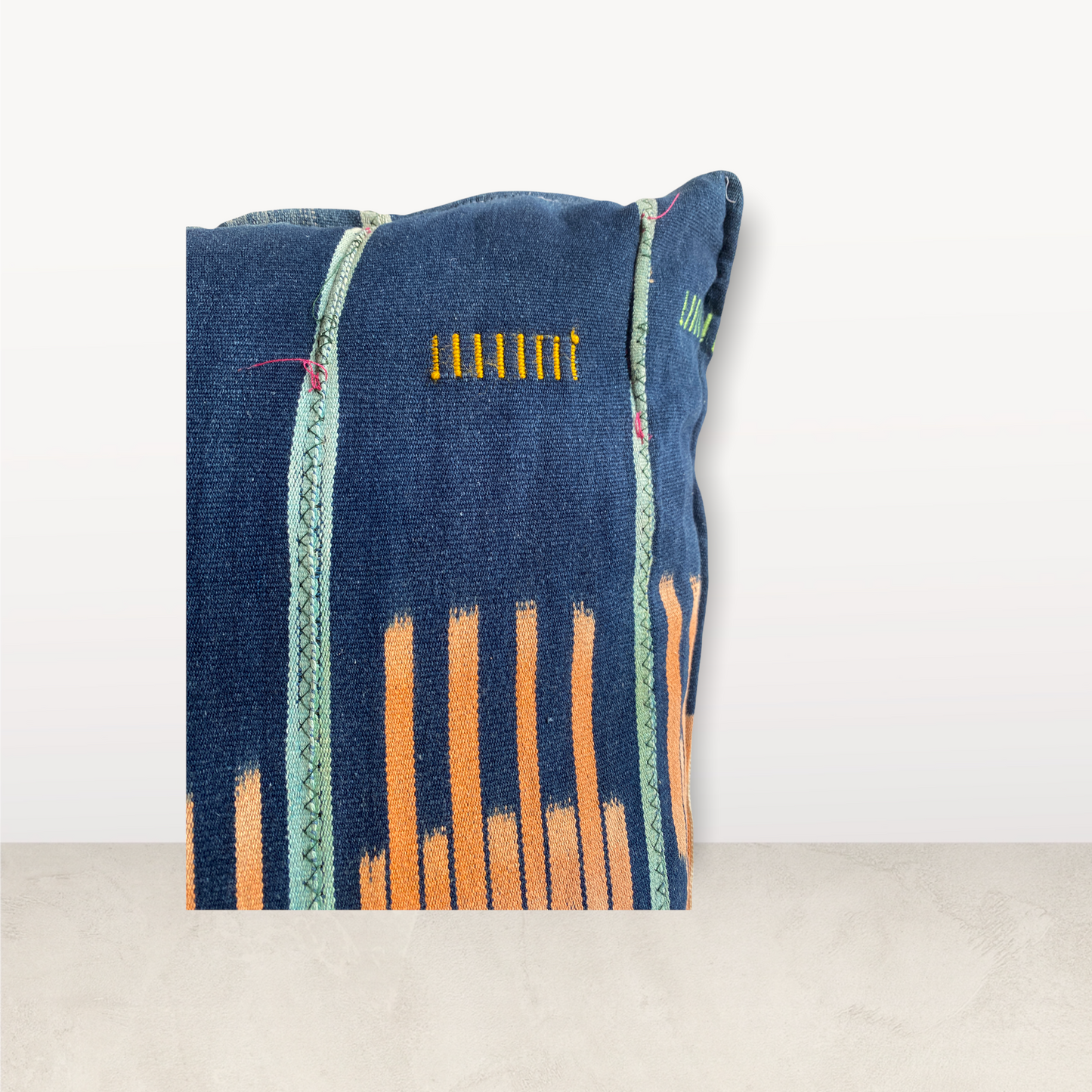 Indigo/Baule Cloth Cushions 50x50cm