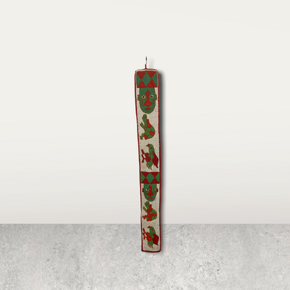 Yoruba Beaded Sash - Nigeria - Tortoise (10)