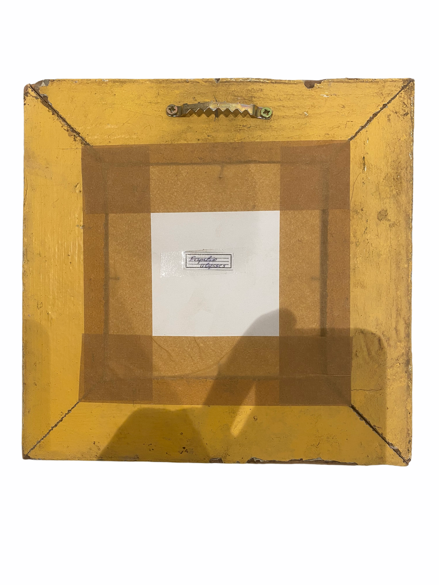 Butterfly in Yellow Frame